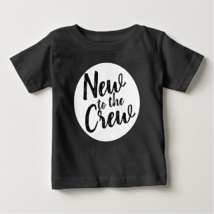 Camiseta Para Bebê Novo para o bebê da tripulação