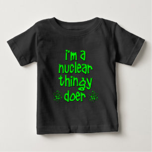 Camiseta Para Bebê nuclear engraçado