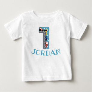 Camiseta Para Bebê NÚMERO UM PRIMEIRO ANIVERSARIO INFANTIL BABY T-Shi