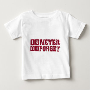 Camiseta Para Bebê Nunca esqueça 1984