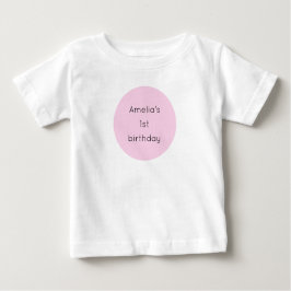 Camiseta Para Bebê Nutcracker Birthday - Balé Rosa