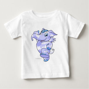 Camiseta Para Bebê Nuvem Elefante