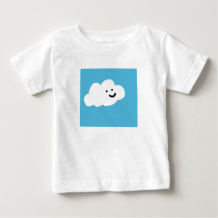 Camiseta Para Bebê "Nuvem feliz"