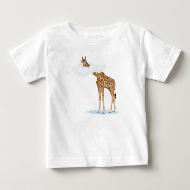 Camiseta Para Bebê Nuvens de Savanna (Frente)