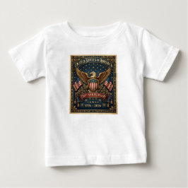 Camiseta Para Bebê O 250º da América Versão 1