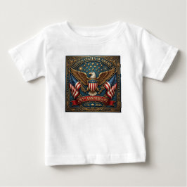 Camiseta Para Bebê O 250º da América Versão 2