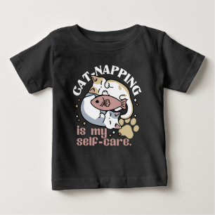 Camiseta Para Bebê O Abate De Gato É Minha Citação De Gato Bonito E D