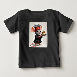 Camiseta Para Bebê O Adorável Mundo de um Pequeno Rato