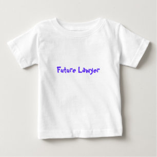Camiseta Para Bebê O advogado futuro apenas gosta do pai