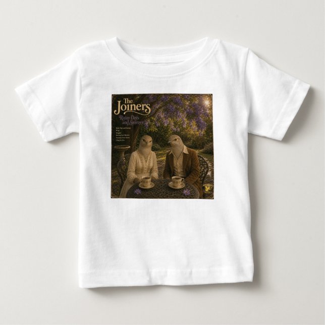 Camiseta Para Bebê O Álbum dos Joiners: uma Paródia (Frente)