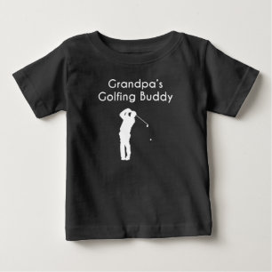 Camiseta Para Bebê O amigo Golfing do vovô