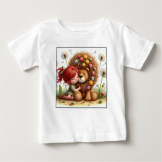 Camiseta Para Bebê O amor dos Dente-de-Leão