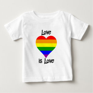 Camiseta Para Bebê O amor é amor