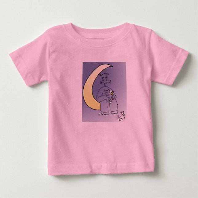 Camiseta Para Bebê O amor está no ar 3 (Frente)