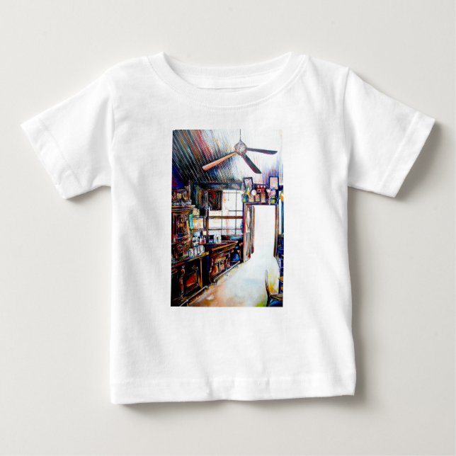 Camiseta Para Bebê O amor não é uma parede, é uma ponte (Frente)