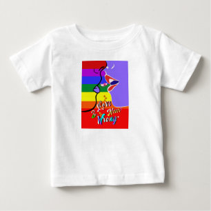 Camiseta Para Bebê O amor nunca é orgulho errado