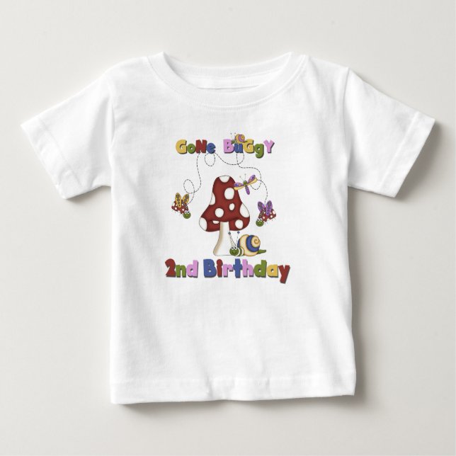 Camiseta Para Bebê ò Aniversário do inseto (Frente)