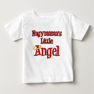 Camiseta Para Bebê O Anjo Pequeno de Nagymama