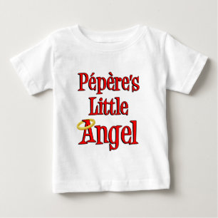 Camiseta Para Bebê O anjo pequeno de Pepere