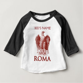 Camiseta Para Bebê O Aquila romano