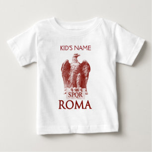 Camiseta Para Bebê O Aquila romano
