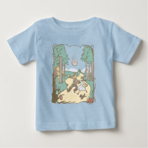 Camiseta Para Bebê O Assistente De Oz™   Storybook Yellow Brick Road