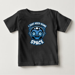 Camiseta Para Bebê O Astronauta De Zumbi Precisa De Algum Espaço