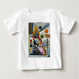 Camiseta Para Bebê O Balanço da Pintura Abstrata de Kandinsky