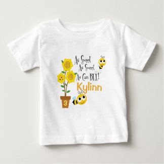 Camiseta Para Bebê O bebê Bumble o t-shirt da abelha