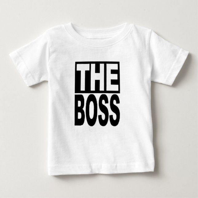 Camiseta Para Bebê O bebê chefe T-Shirt (Frente)