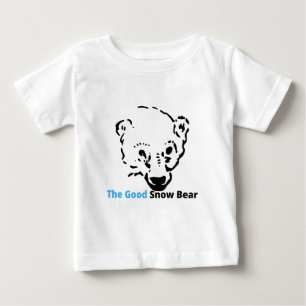 Camiseta Para Bebê o bom ursinho de neve, presente da Família Simples