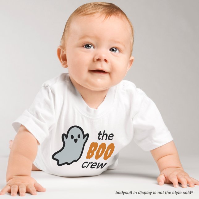 Camiseta Para Bebê O Boo Crew Ghoul Halloween (Join 'The Boo Crew' with this cute ghost-themed baby tee!)