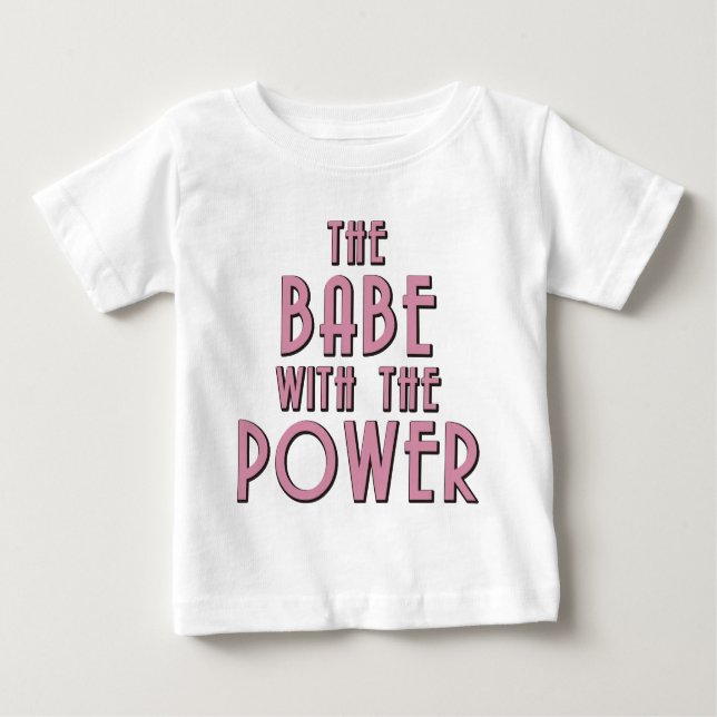 Camiseta Para Bebê O borracho com o poder (Frente)