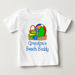 Camiseta Para Bebê O Buddy da Praia do Vovô