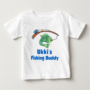 Camiseta Para Bebê O Budy da Pesca de Ukki