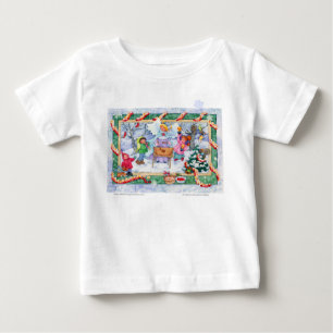 Camiseta Para Bebê O céu e a natureza cantam