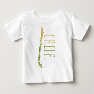 Camiseta Para Bebê O Chile