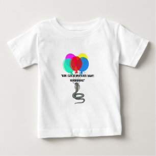 Camiseta Para Bebê O Cobra Voador