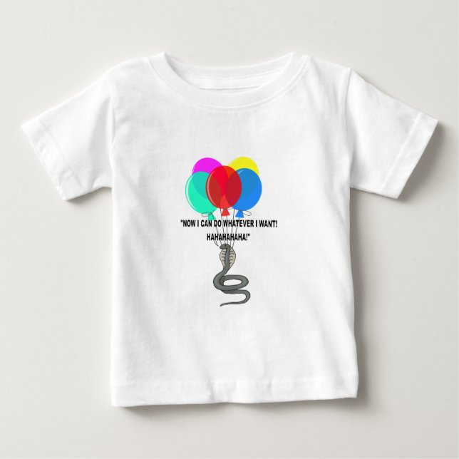 Camiseta Para Bebê O Cobra Voador (Frente)