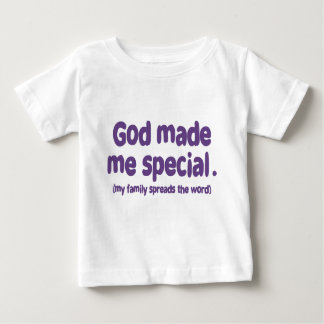 Camiseta Para Bebê O deus fez-me especial