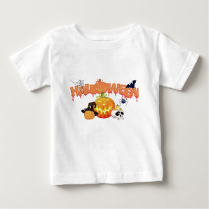 Camiseta Para Bebê O Dia das Bruxas