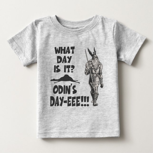 Camiseta Para Bebê O dia de Odin (Frente)