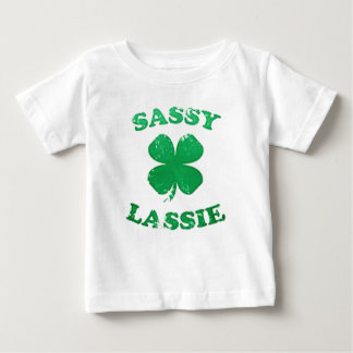 Camiseta Para Bebê O dia de St Patrick Sassy do Lassie