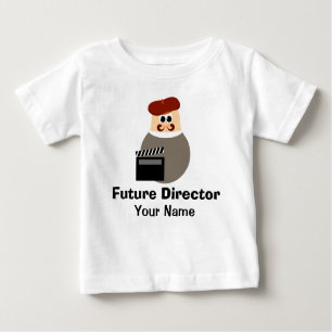 Camiseta Para Bebê O diretor de filme futuro caçoa o t-shirt