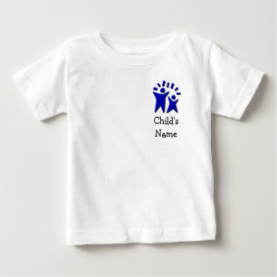 Camiseta Para Bebê O dobro tomou partido - personalize com nome da