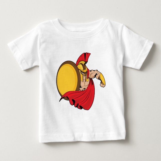 Camiseta Para Bebê O espartano (Frente)