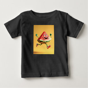 Camiseta Para Bebê O Excelente Watermelon Dash