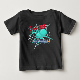 Camiseta Para Bebê O Fantasma Aranha do Halloween