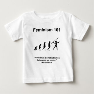 Camiseta Para Bebê O feminismo é a noção radical