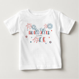 Camiseta Para Bebê O Firecracker está transformando UMA Primeira Cami